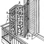 SCREEN “GOES OUT” TO THE BALCONY