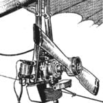 THE MOTOR ON A HANG GLIDER