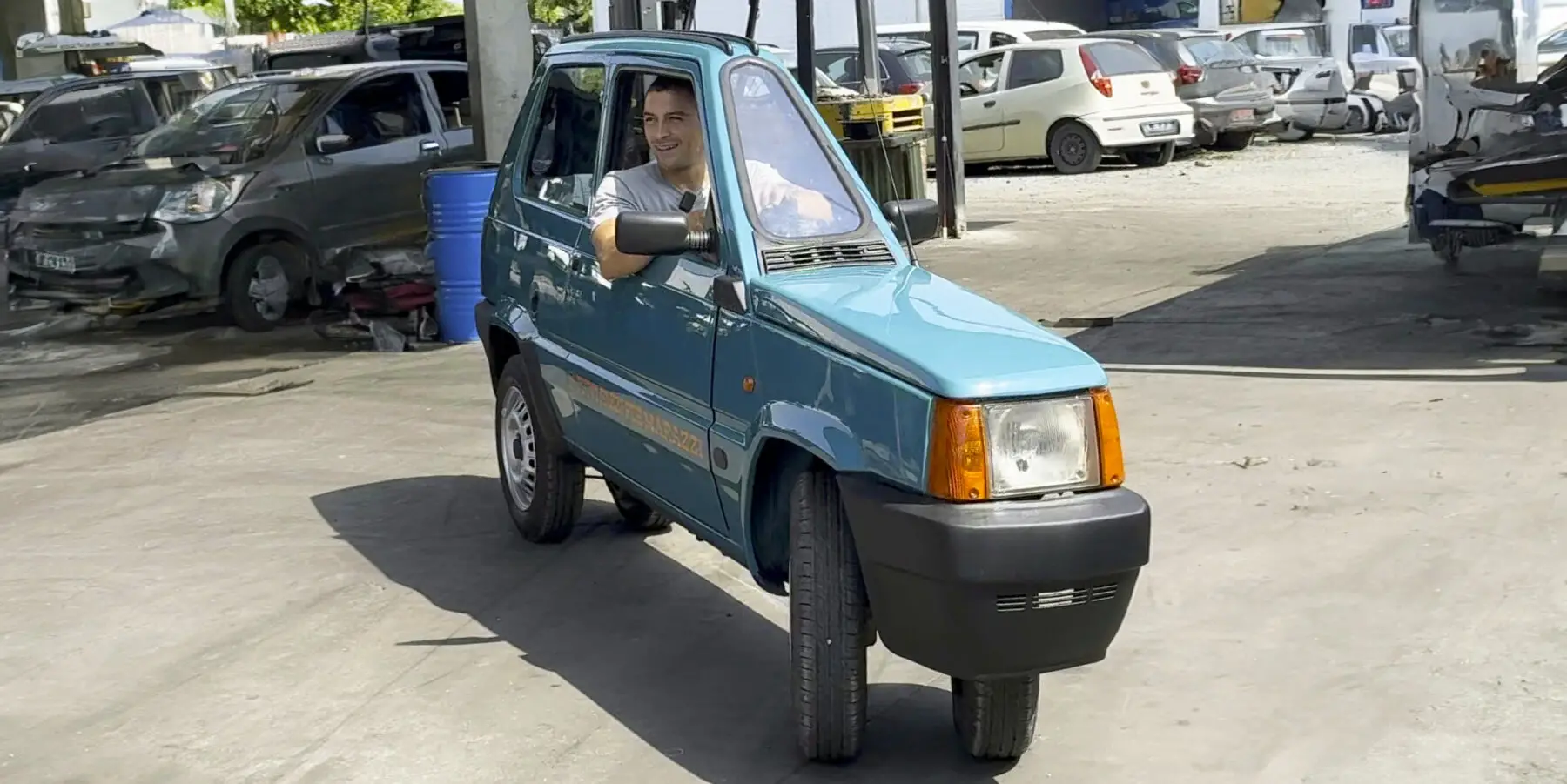 The Narrowest Electric Fiat Panda