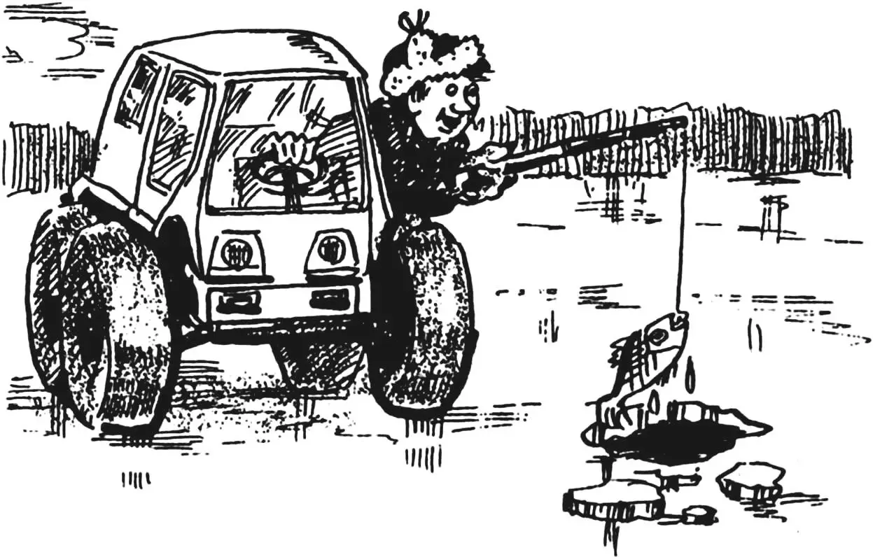 GO FISHING? ON AN ALL-TERRAIN VEHICLE!