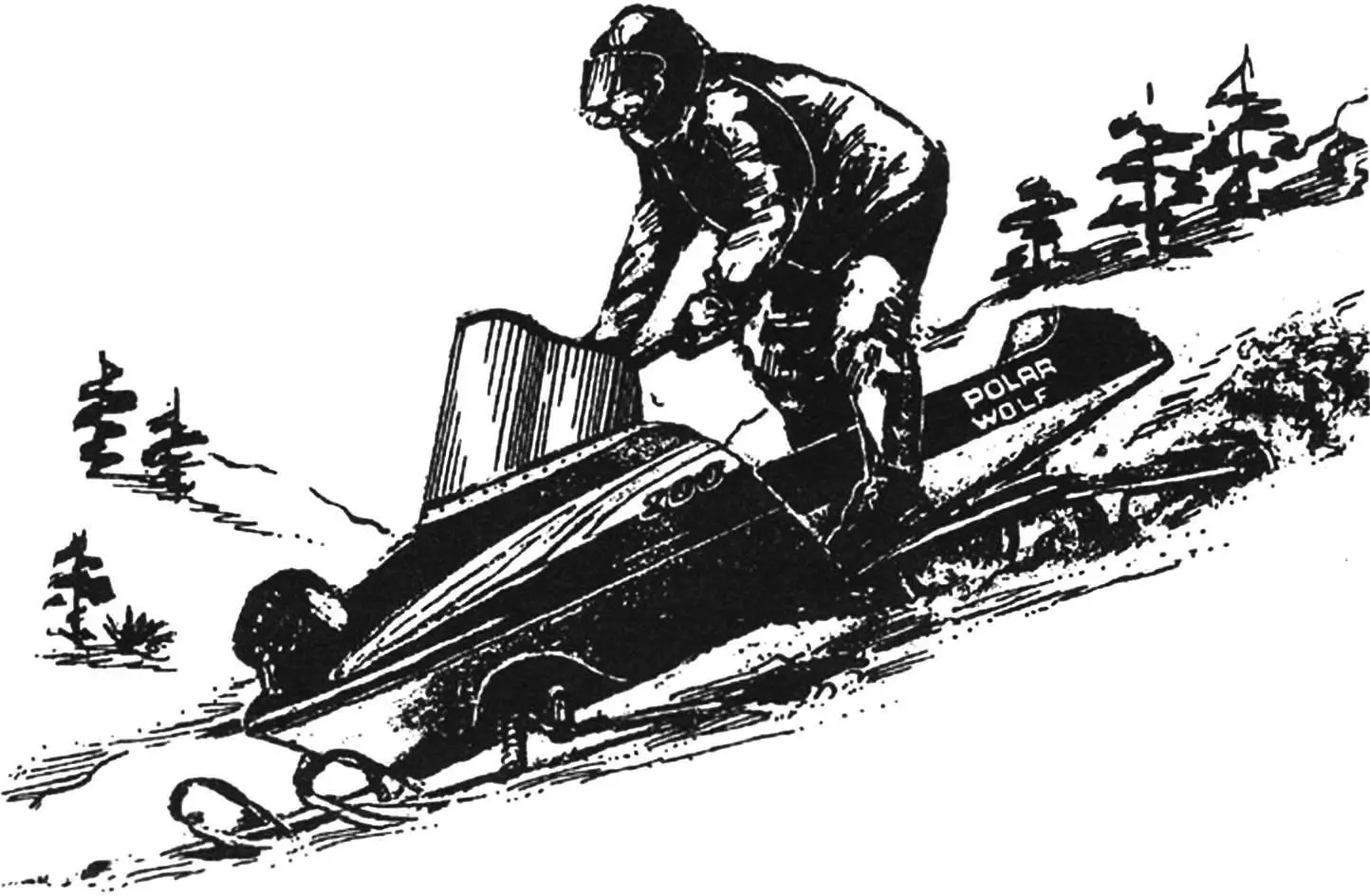 “POLAR WOLF” ON THE SNOW TRACK