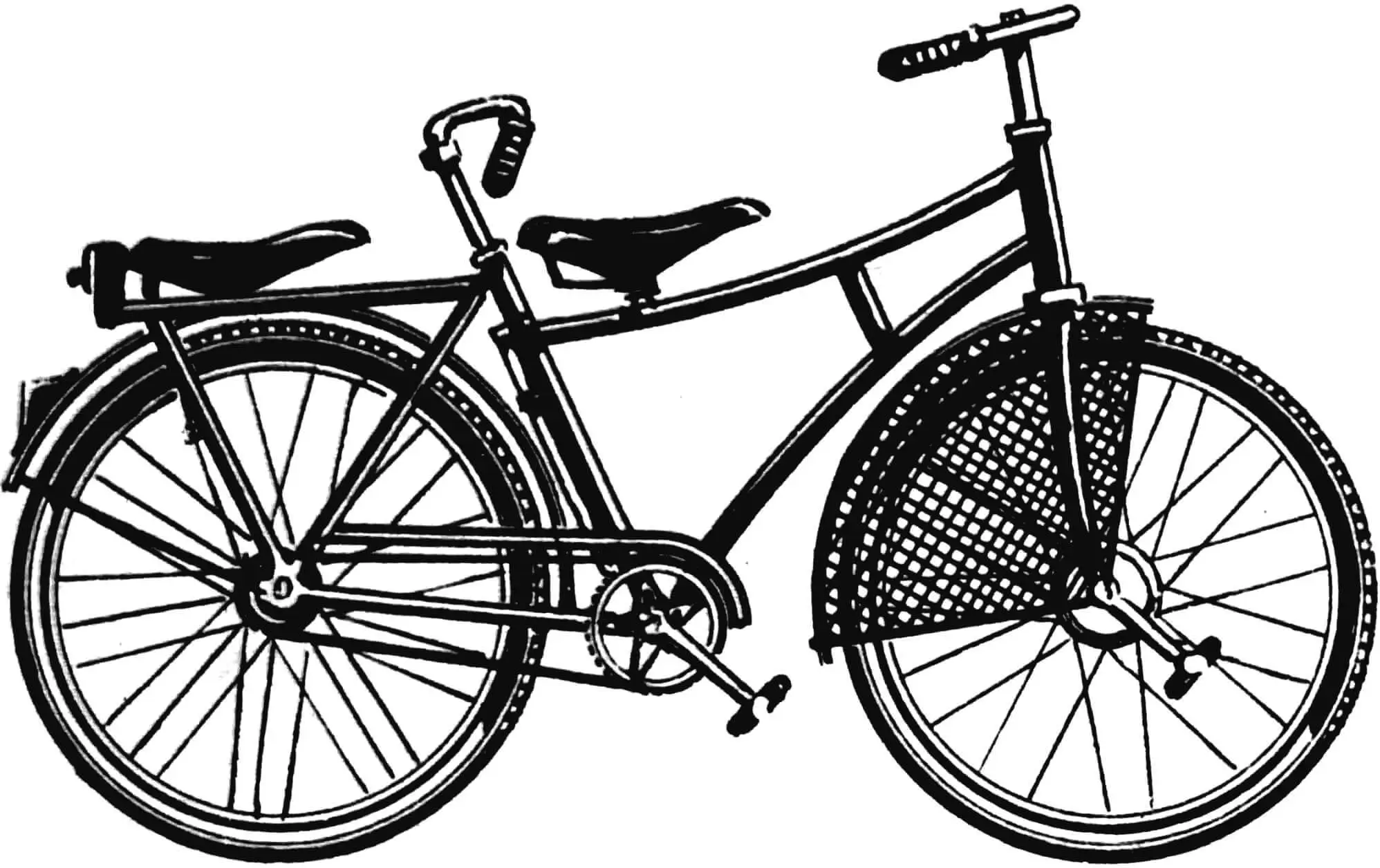 ON A BICYCLE LIKE IN A CHAIR