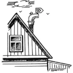 PIPE WITH A WEATHER VANE