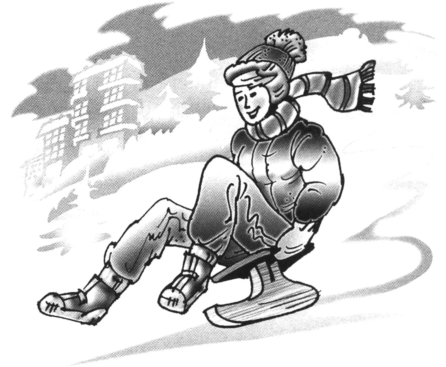 DIY Snow Scooter: Extreme Single-Runner Winter Sled