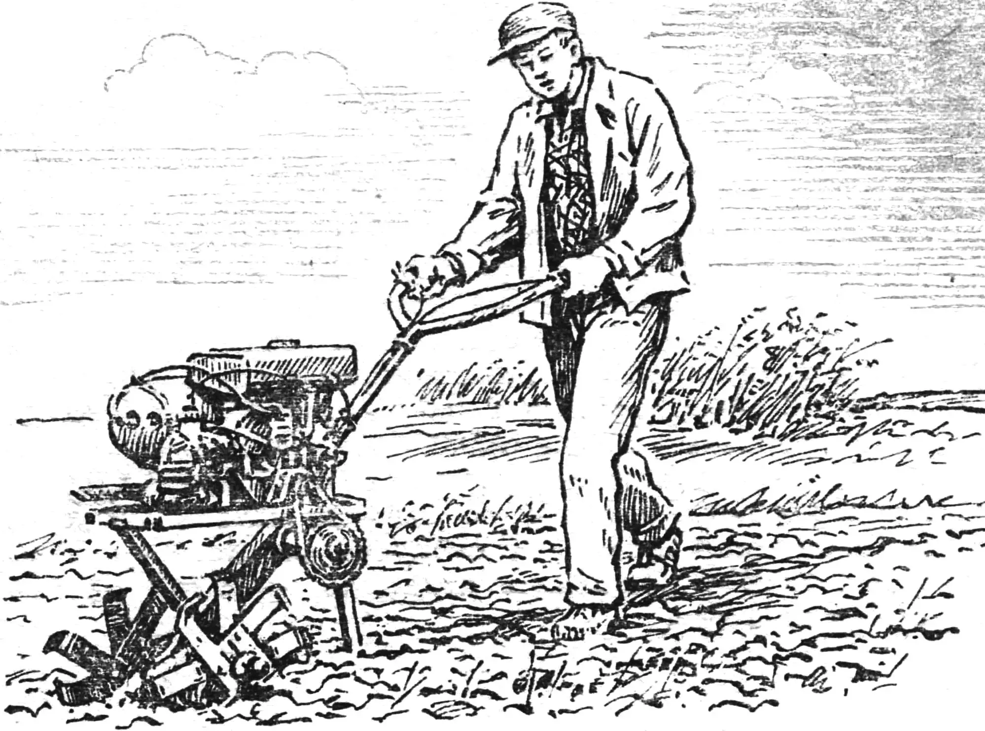 DIY Tiller with Cutters: Kuznetsov's Complete Build