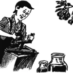 INSTEAD OF A JACK — A SCREW