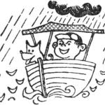 CANOPY OVER THE BOAT