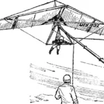 Hang glider pilot’s “desk”