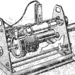 Electric drill in a “harness”