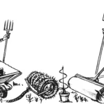 Garden and vegetable plot arsenal