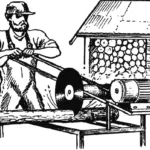 Pendulum with self-sharpening