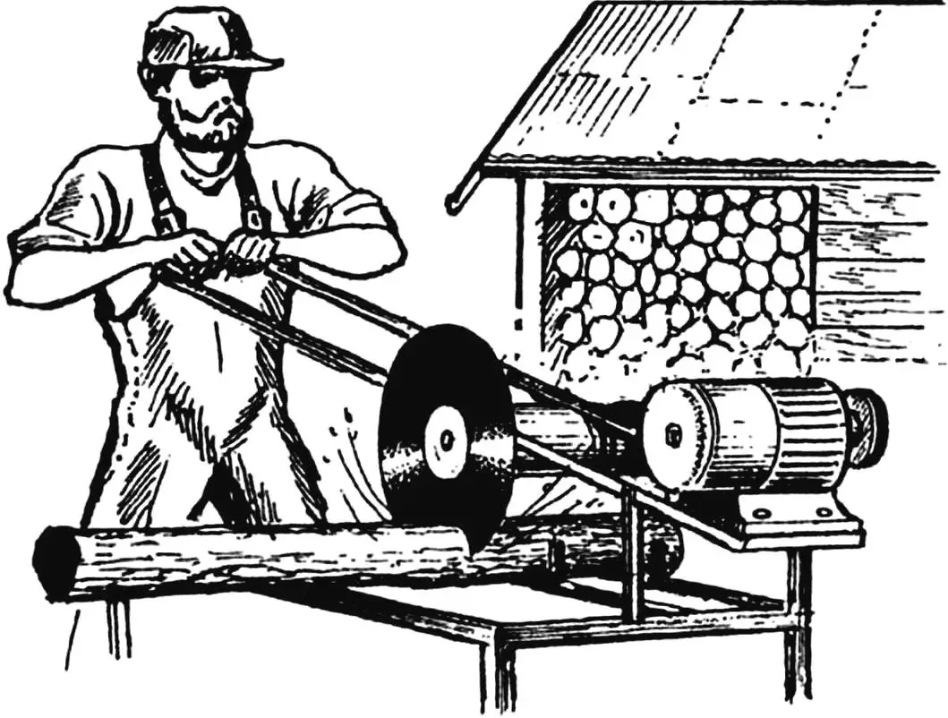DIY Pendulum Circular Saw with Self-Sharpening