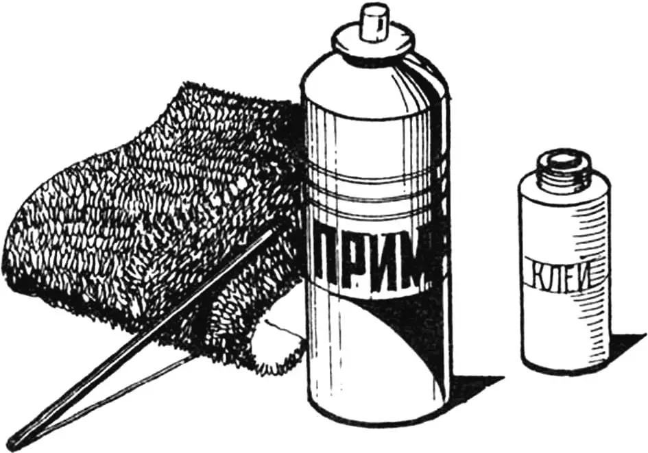DIY paint roller made from an aerosol spray can