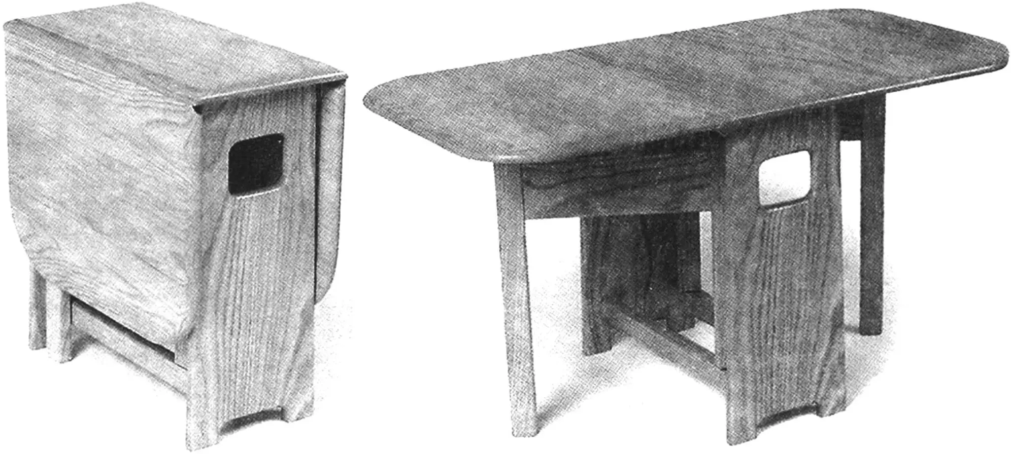 Drop-leaf Ash Table DIY: Drawings & Step-by-Step Guide