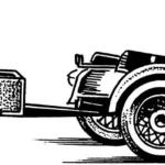 With a sidecar and a trailer