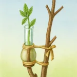 From a branch — a cutting