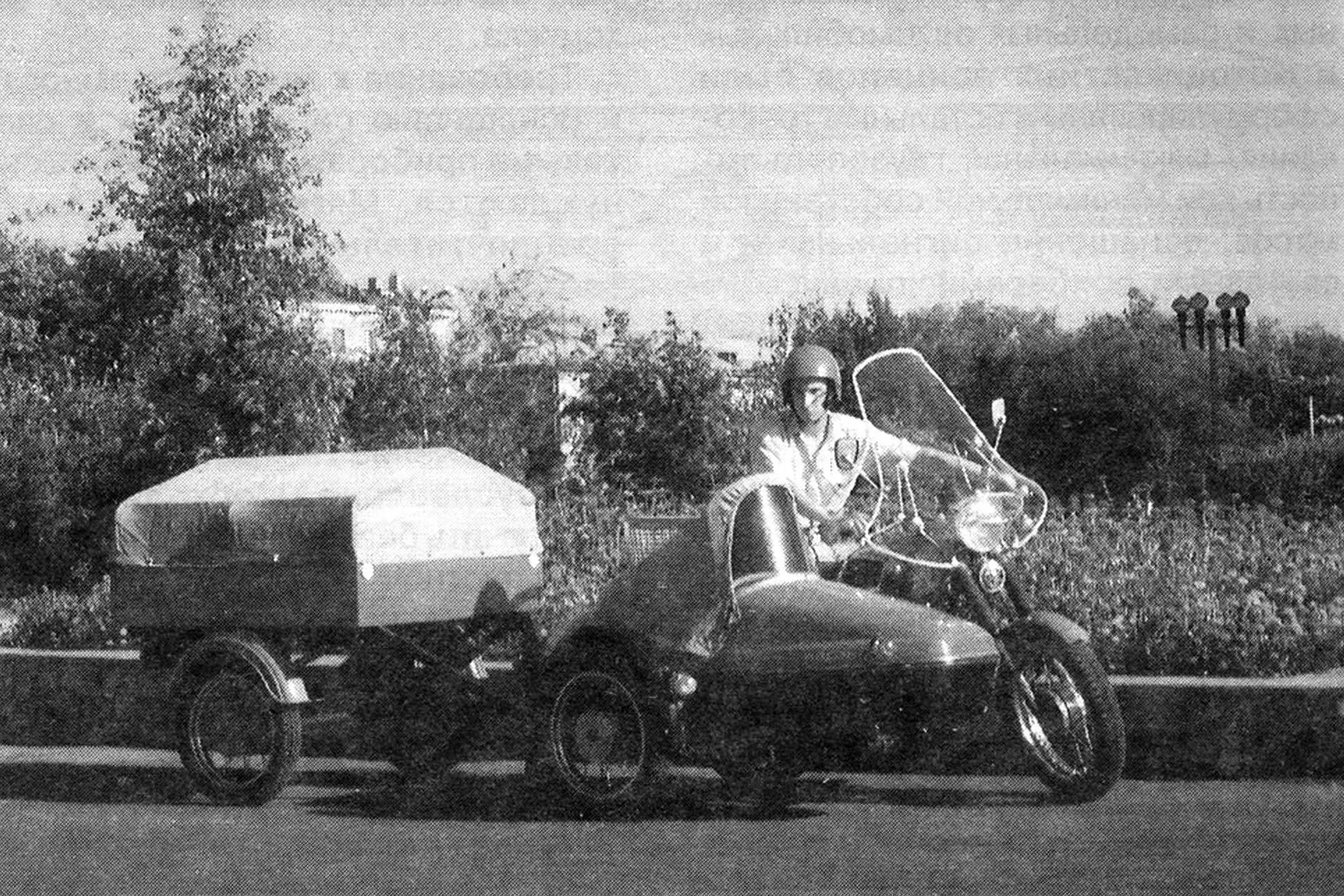 Motorcycle Cargo Trailer for Jawa with Sidecar: Build Guide