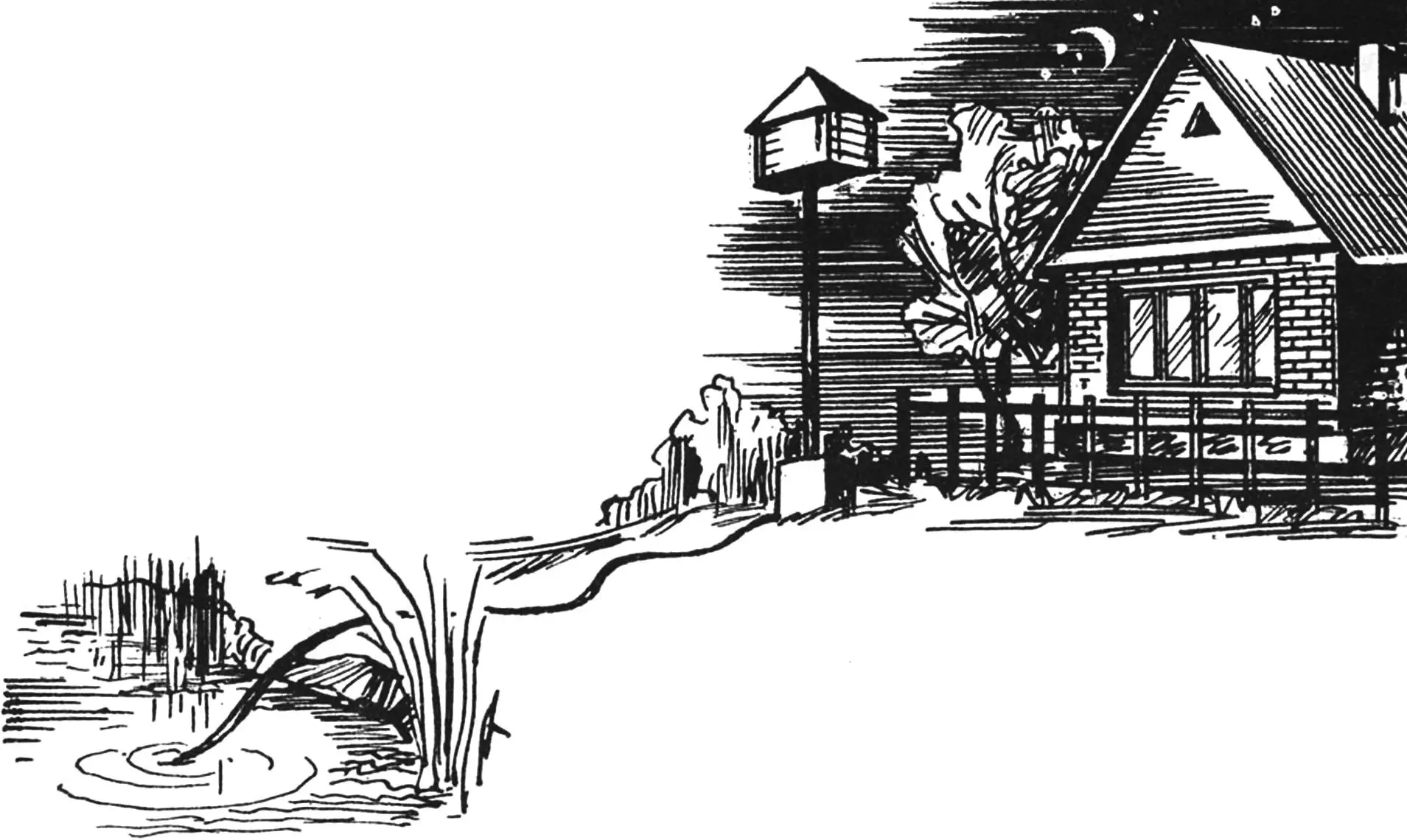 DIY water pump & security automaton for dacha — schematic