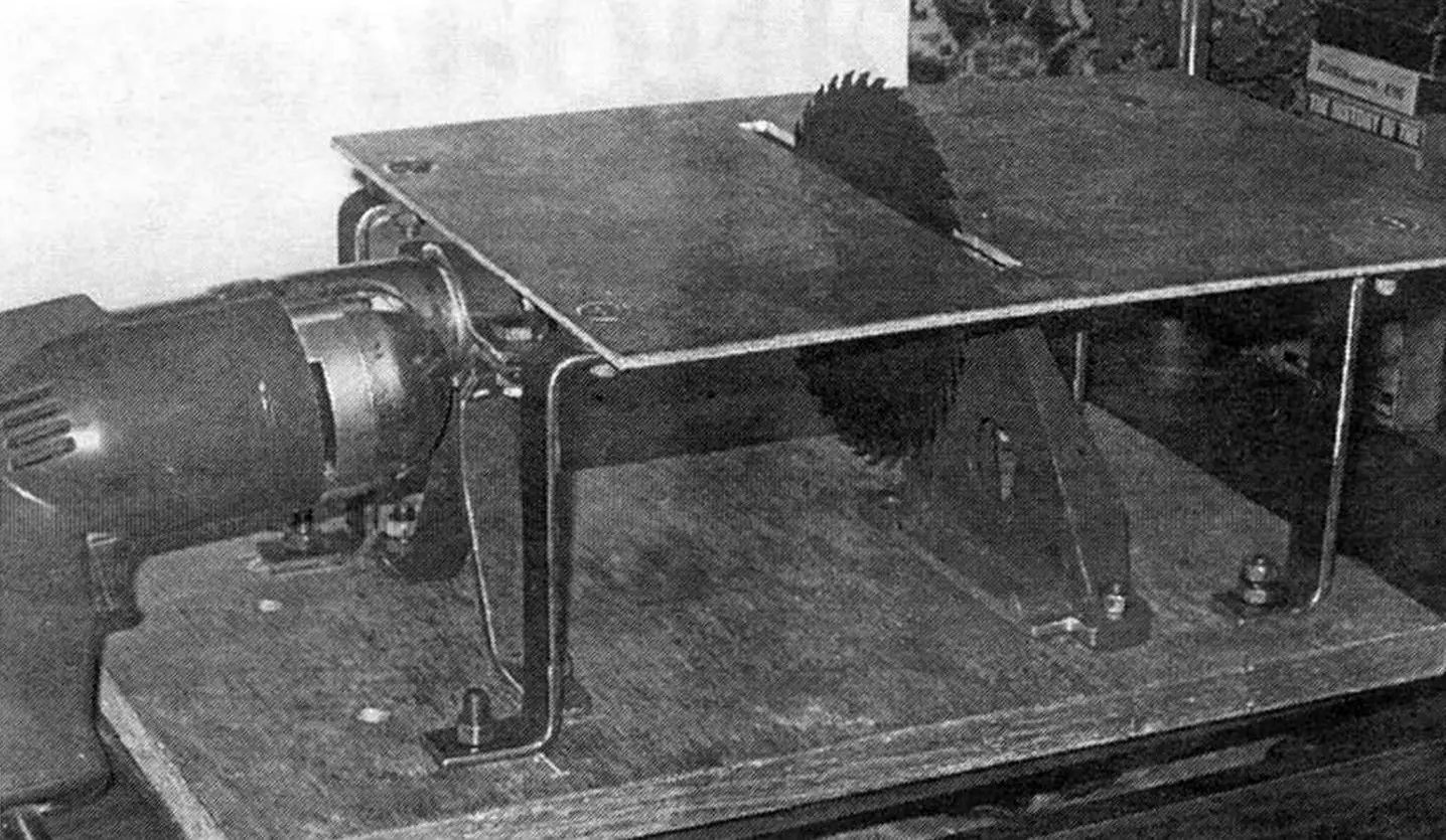 DIY Circular Saw from a Drill: Plan, Mandrel, Assembly