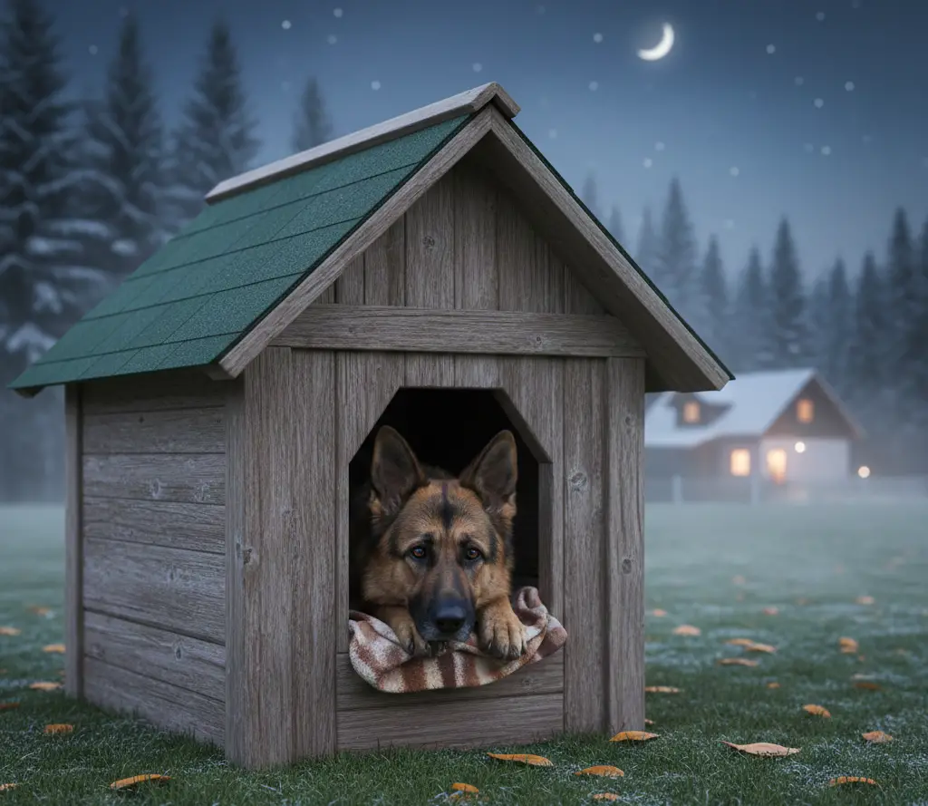 DIY dog kennel: build a simple wooden dog house