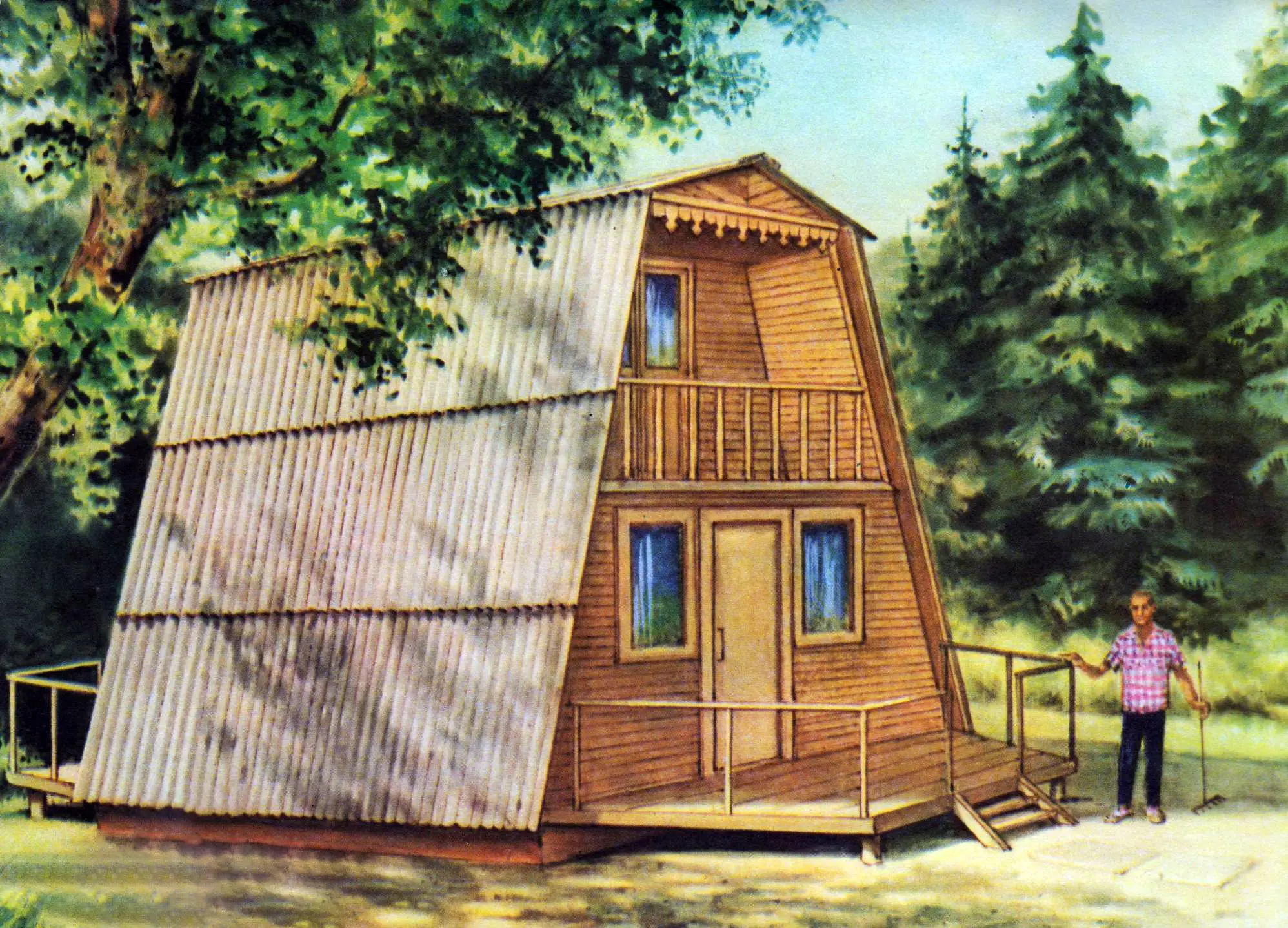 Teremok Garden House — Build a Two-Story Cottage Step by Step