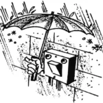 Switch under a cover