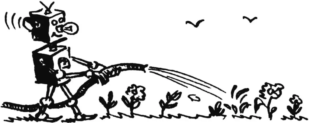 Auto watering & spraying for houseplants