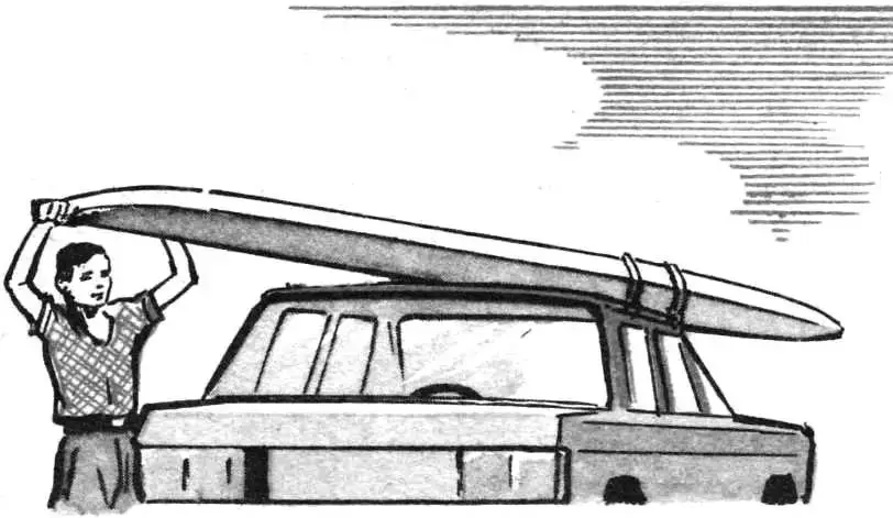 Universal roof rack for sailboards and skis | DIY build