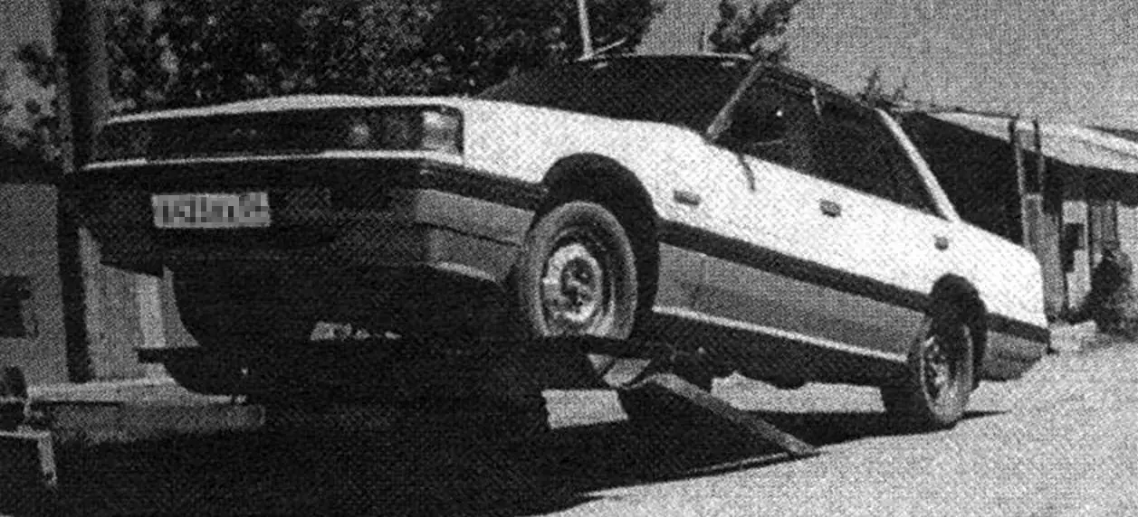 Homemade tow dolly for passenger cars