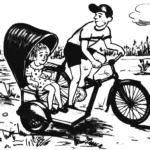 Hitch-mounted… to a bicycle