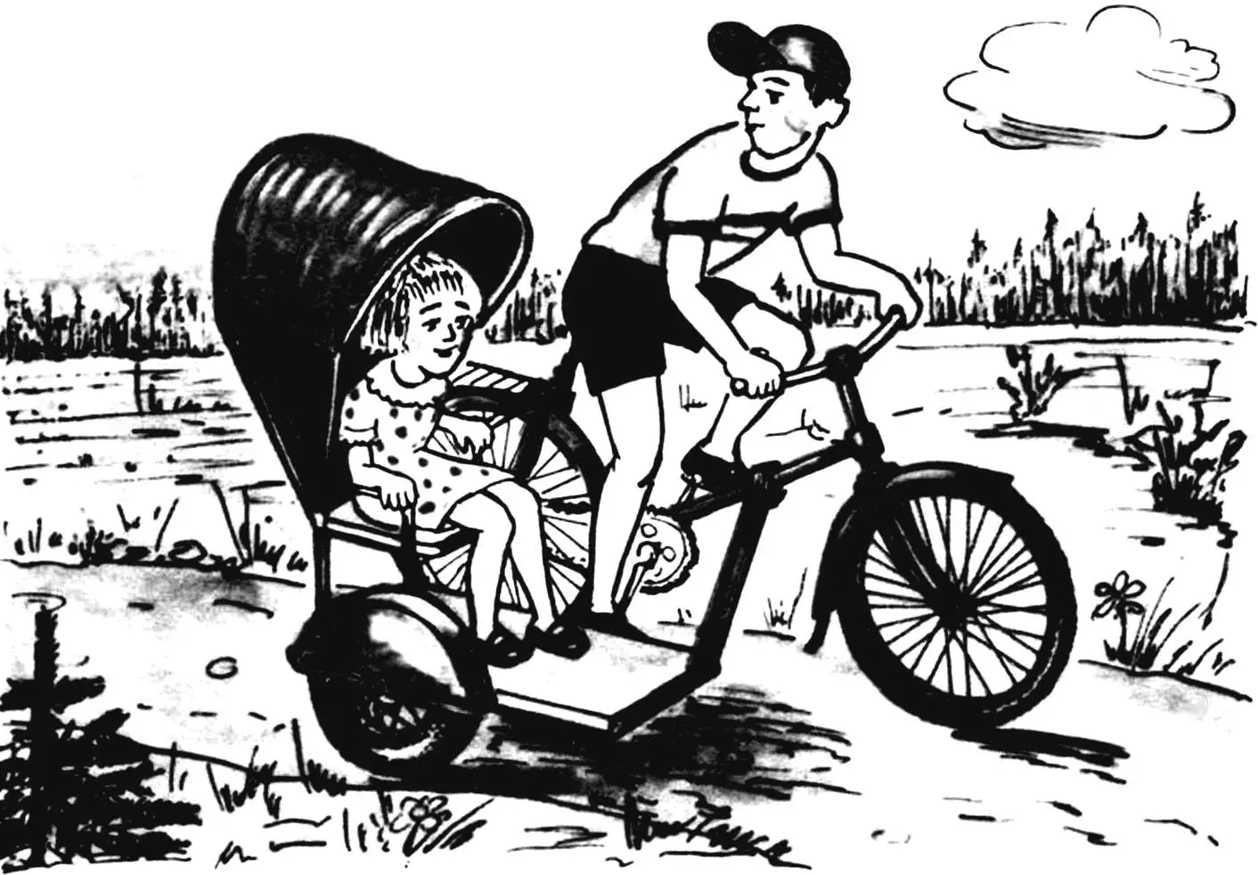 DIY Bicycle Trailer for Kids: Build a Light Collapsible Bike Carriage