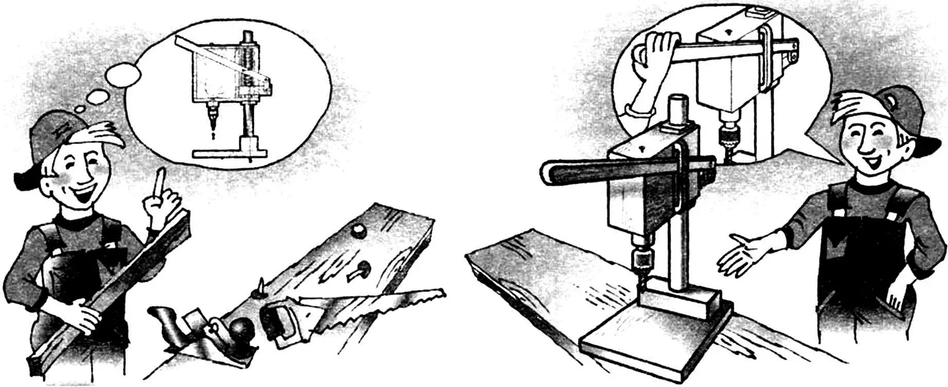 DIY Bench Drill Press from Hand Drill: Plans & Wood Assembly