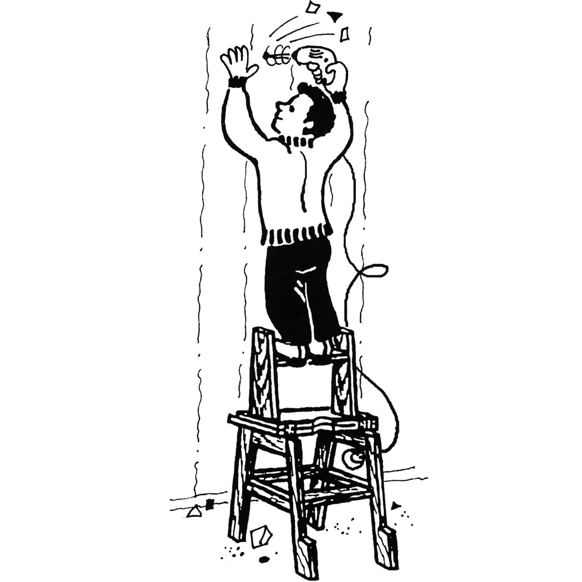 Concrete drill: slot for fast hole drilling