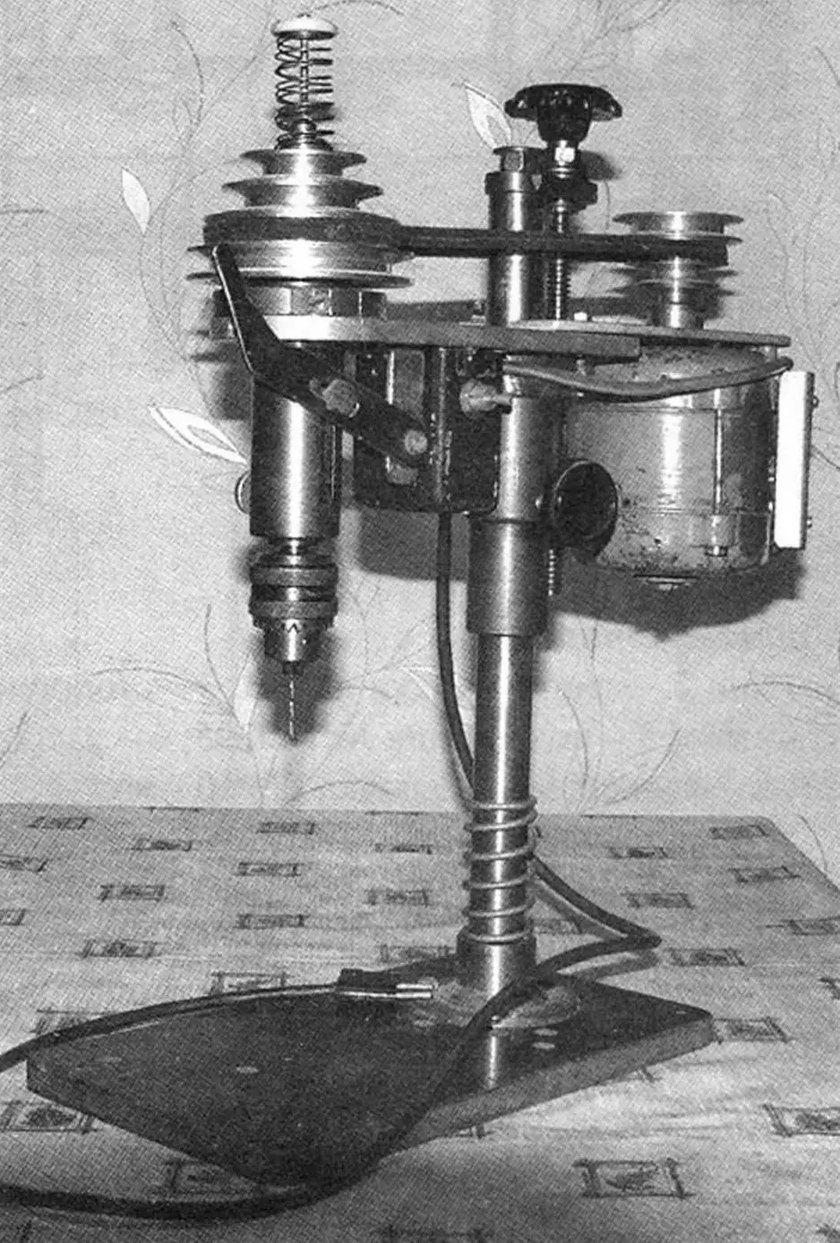 Desktop drilling machine by Kokhtenko