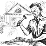 “Plank” furniture set