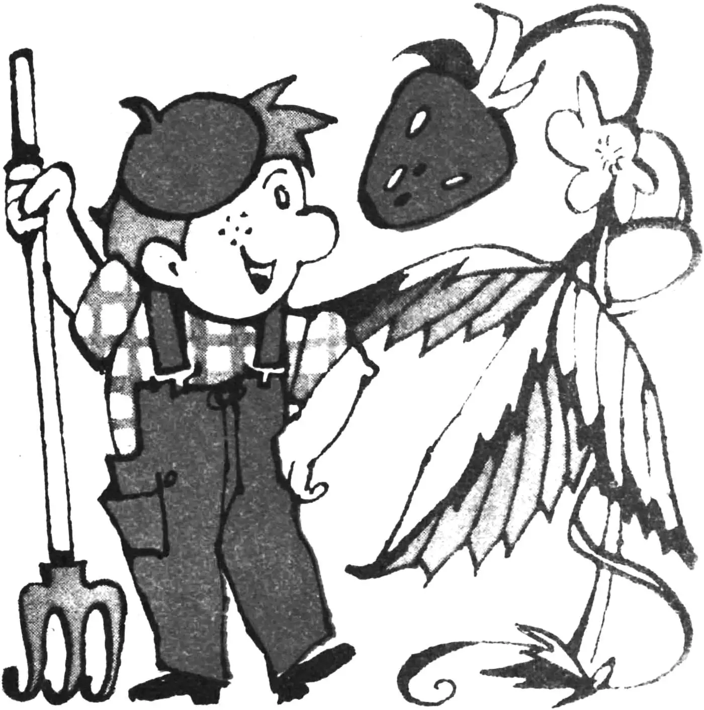 Knife and cultivator for wild strawberries: DIY ideas