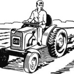 Tractor on the homestead