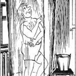 Foot-powered shower