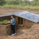 Sunken greenhouse