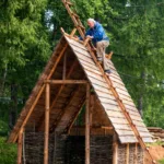 Lean-to shelter