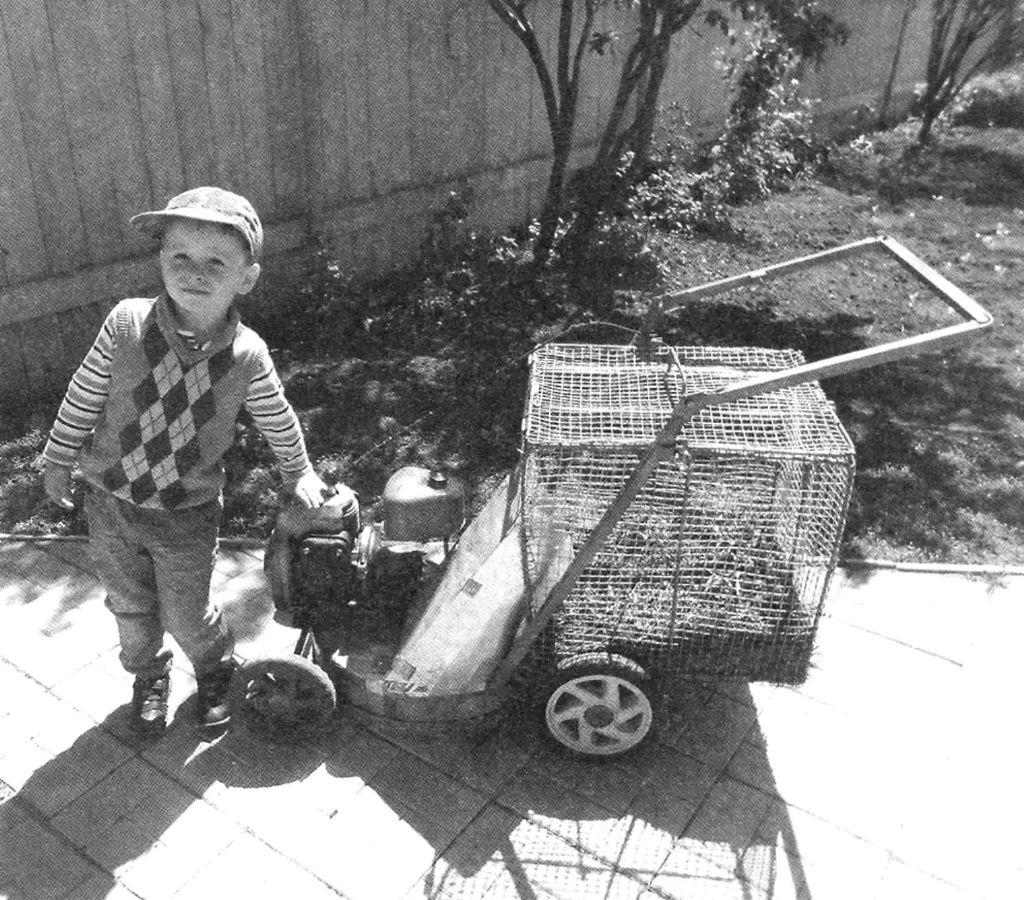 DIY lawn mower from Ural-2M chainsaw — 500 mm swath