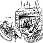 Fireplace for bees