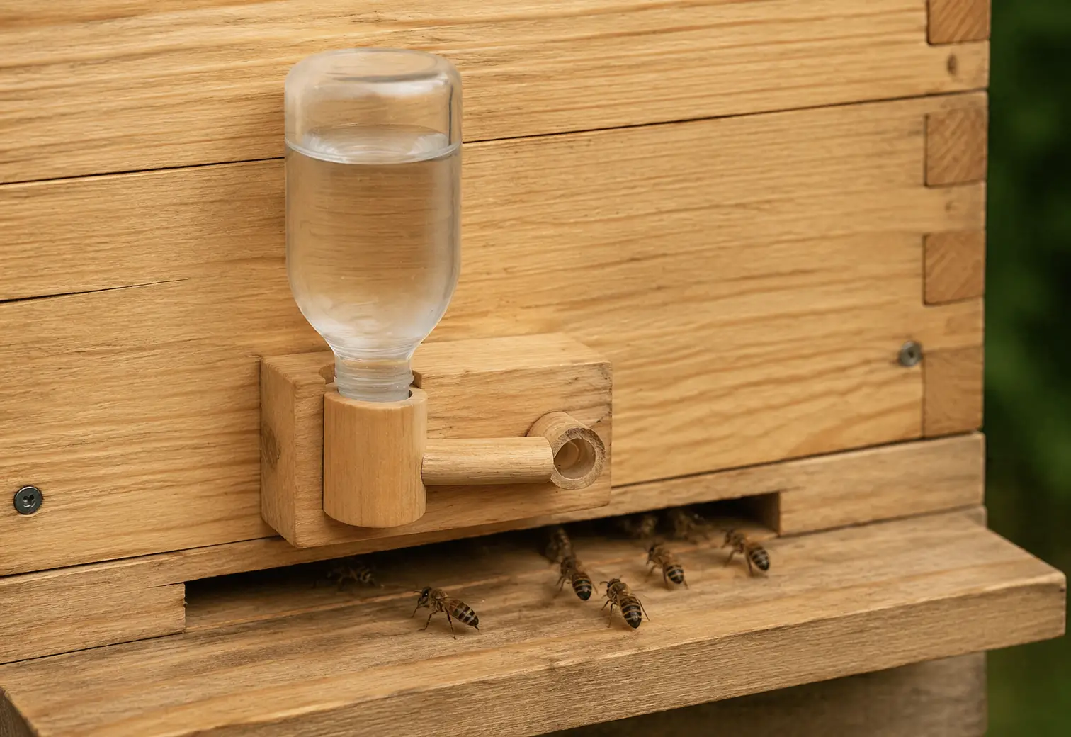 Automatic bee feeder-drinker for beehives