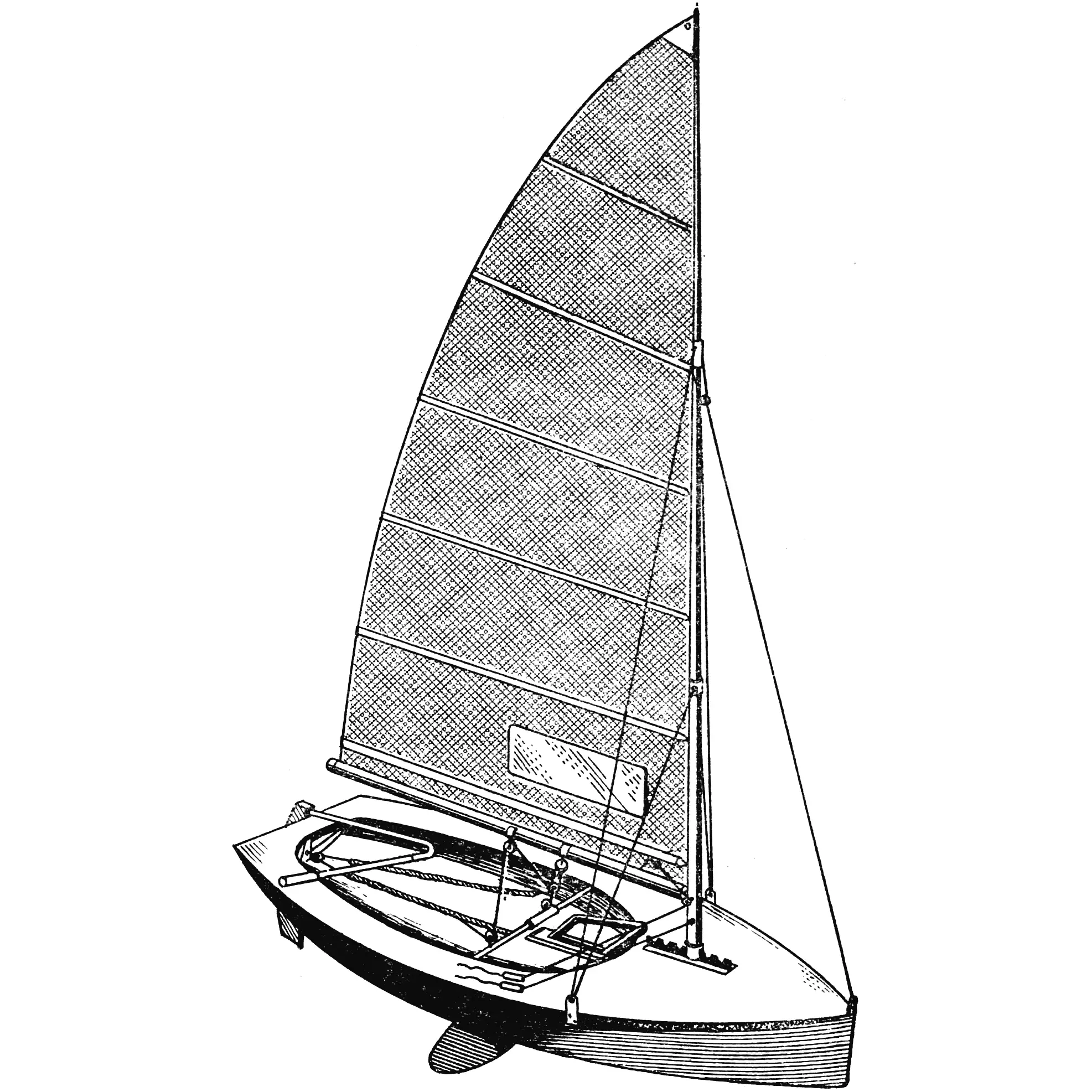 Moth dinghy build: hull, mast, rigging and sail