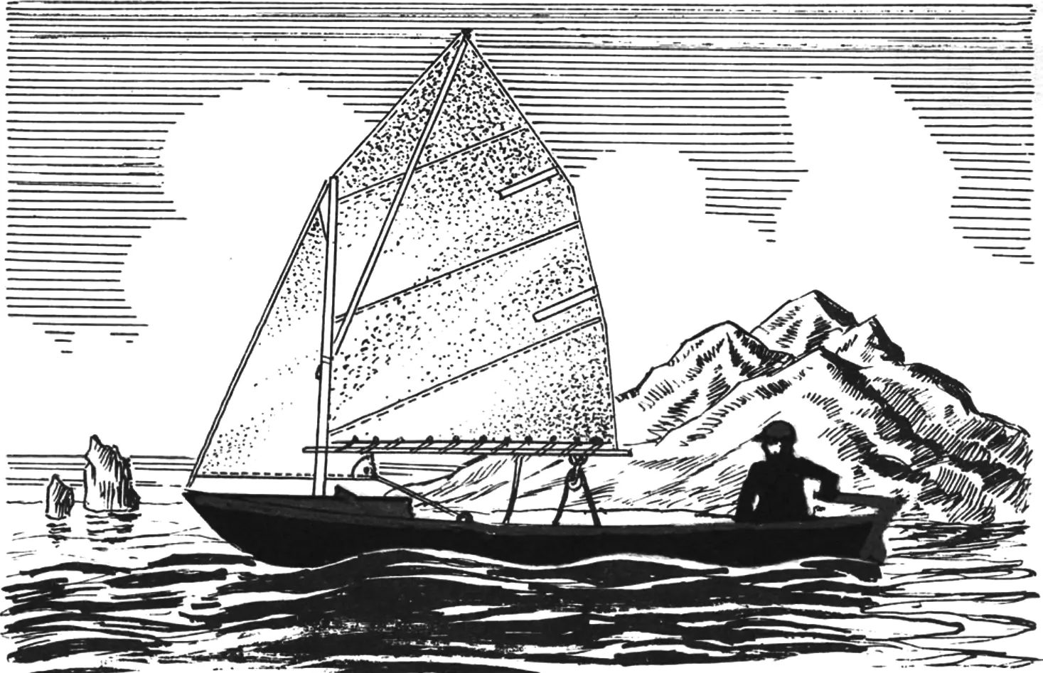 Universal hull: rowing boat and sailboat build