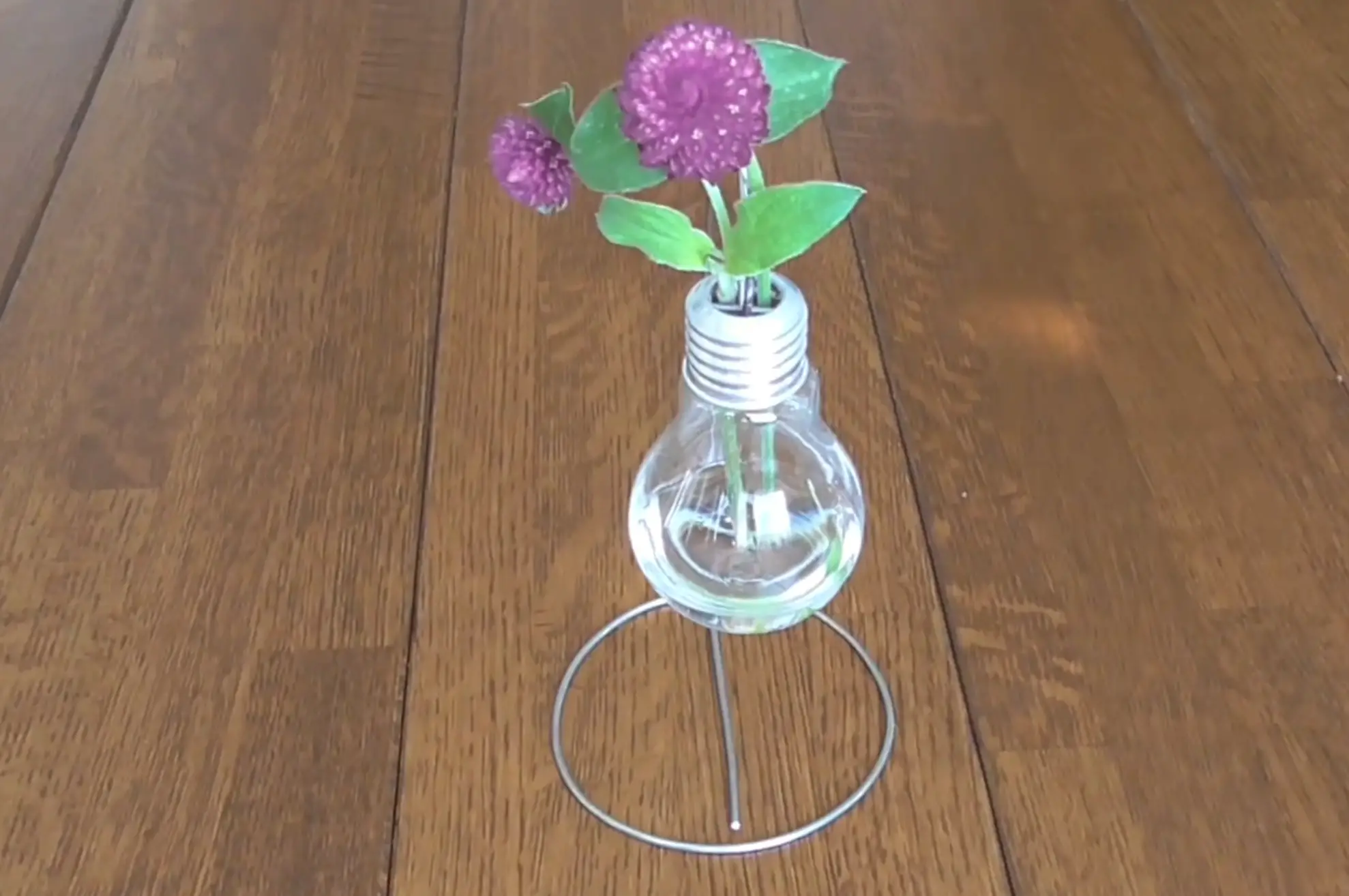 Light bulb vase DIY: step-by-step tutorial