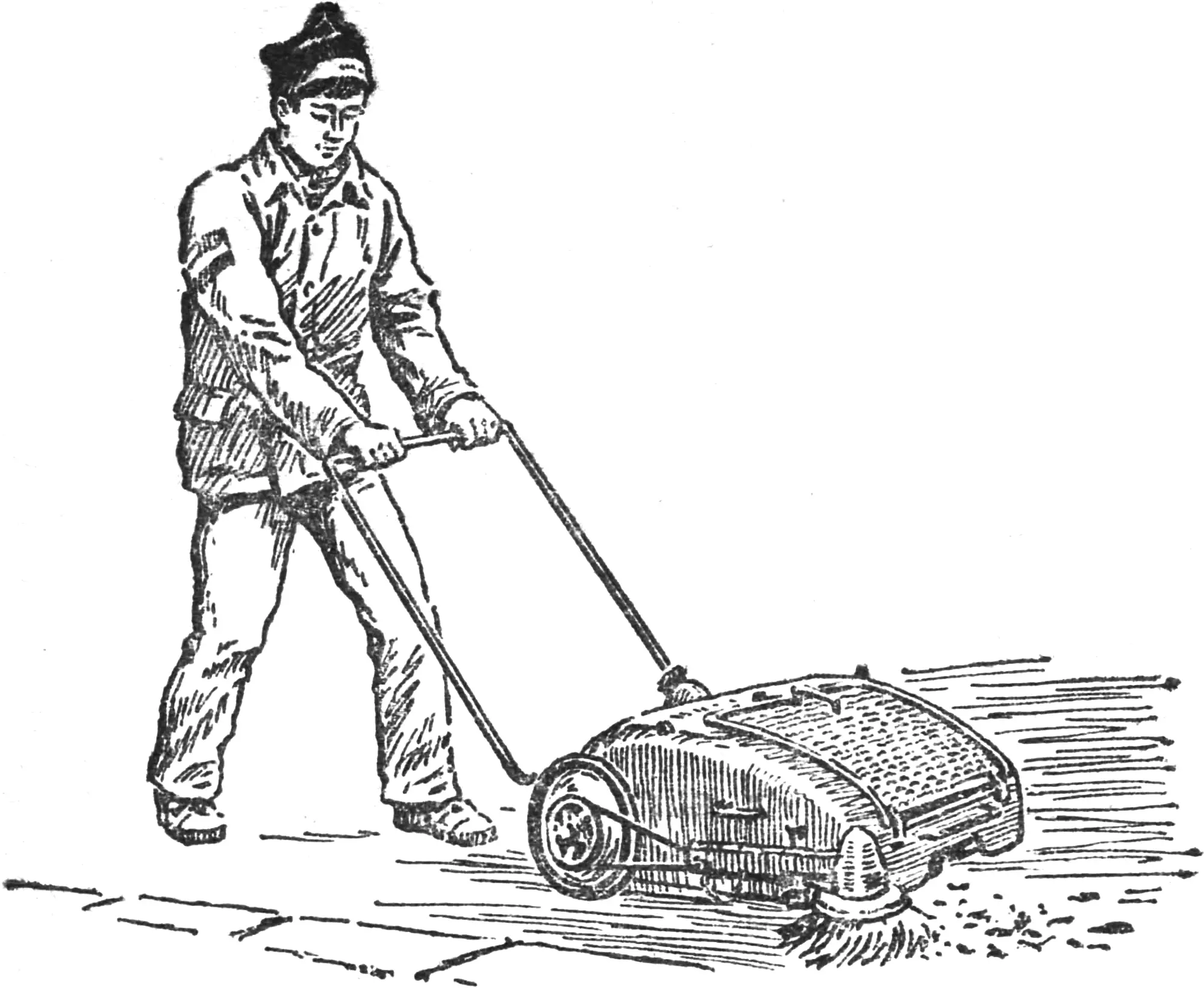 MPM-1 mechanical sweeper by young technicians club
