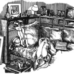Cozy sleeping nook