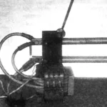 In spot welding mode