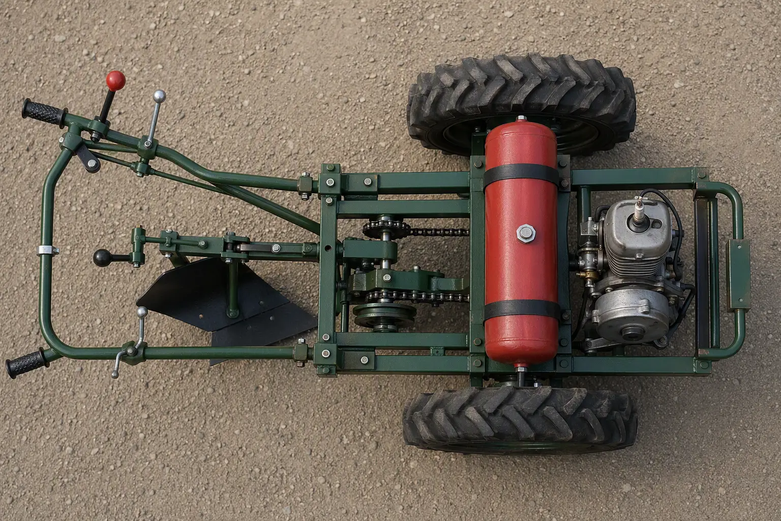 Homemade V. Petrunya motor plow: drawings and guide